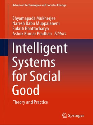 cover image of Intelligent Systems for Social Good